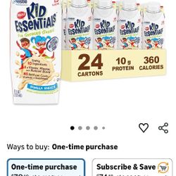  Boost Kids Essentials Vanilla Vortex 1.5kcal 24 Count Unopened