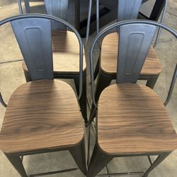 Set De 4 Sillas
