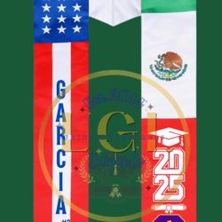 Custom Grad Stoles By LupitasGradLeis 