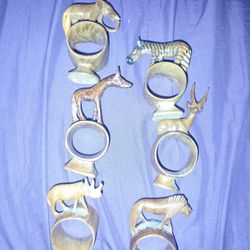 Vintage Kenya Africa Napkin Holders