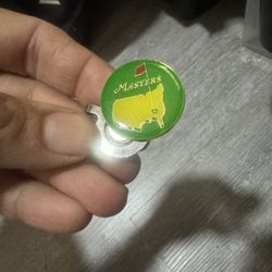 Masters Golf Ball Marker And Hat Clip 