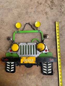 Jeep metal sign