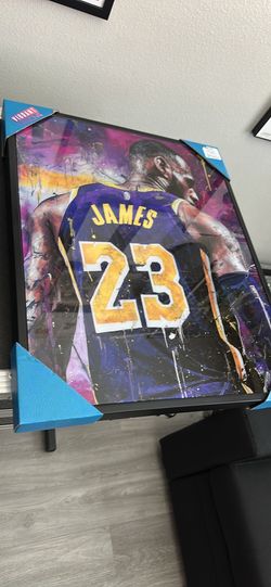 LeBron James art frame 16x20