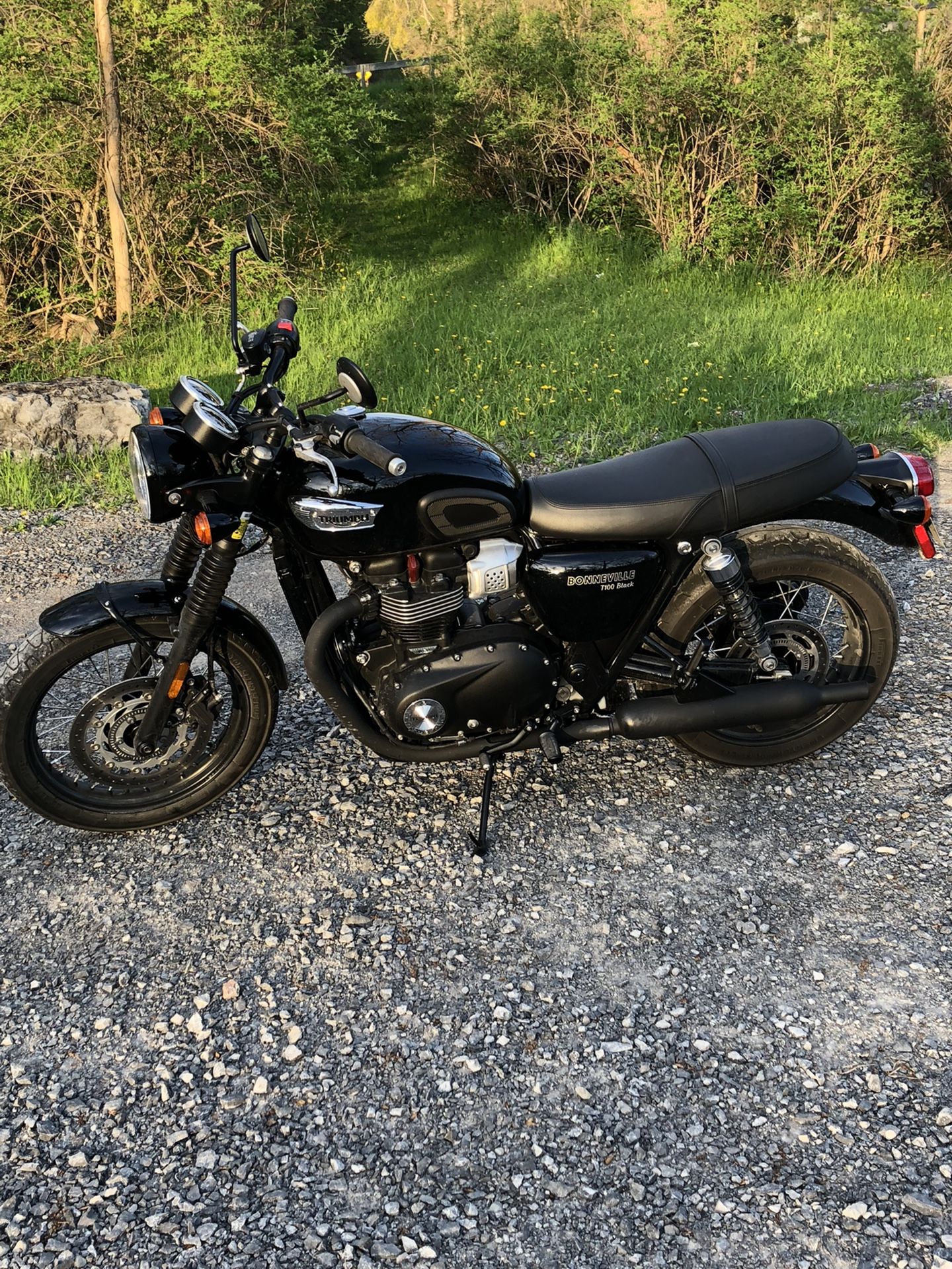 Photo 2017 Triumph Bonneville T100Black