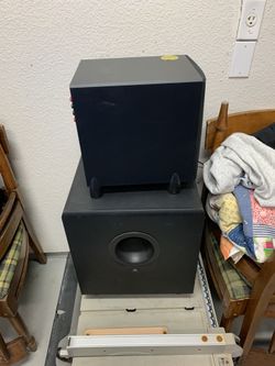 Definitive and JBL subwoofers