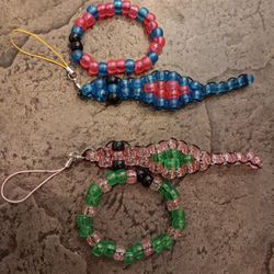 Lizard Keychain and  Bracelet