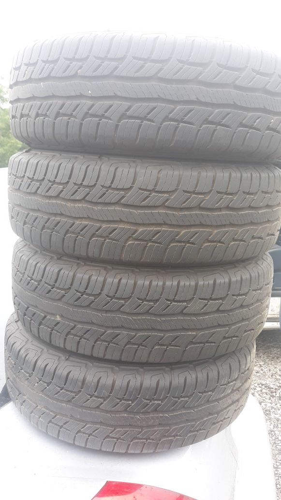 A set of Tires size 195 60 15 mark BFGOODRICH