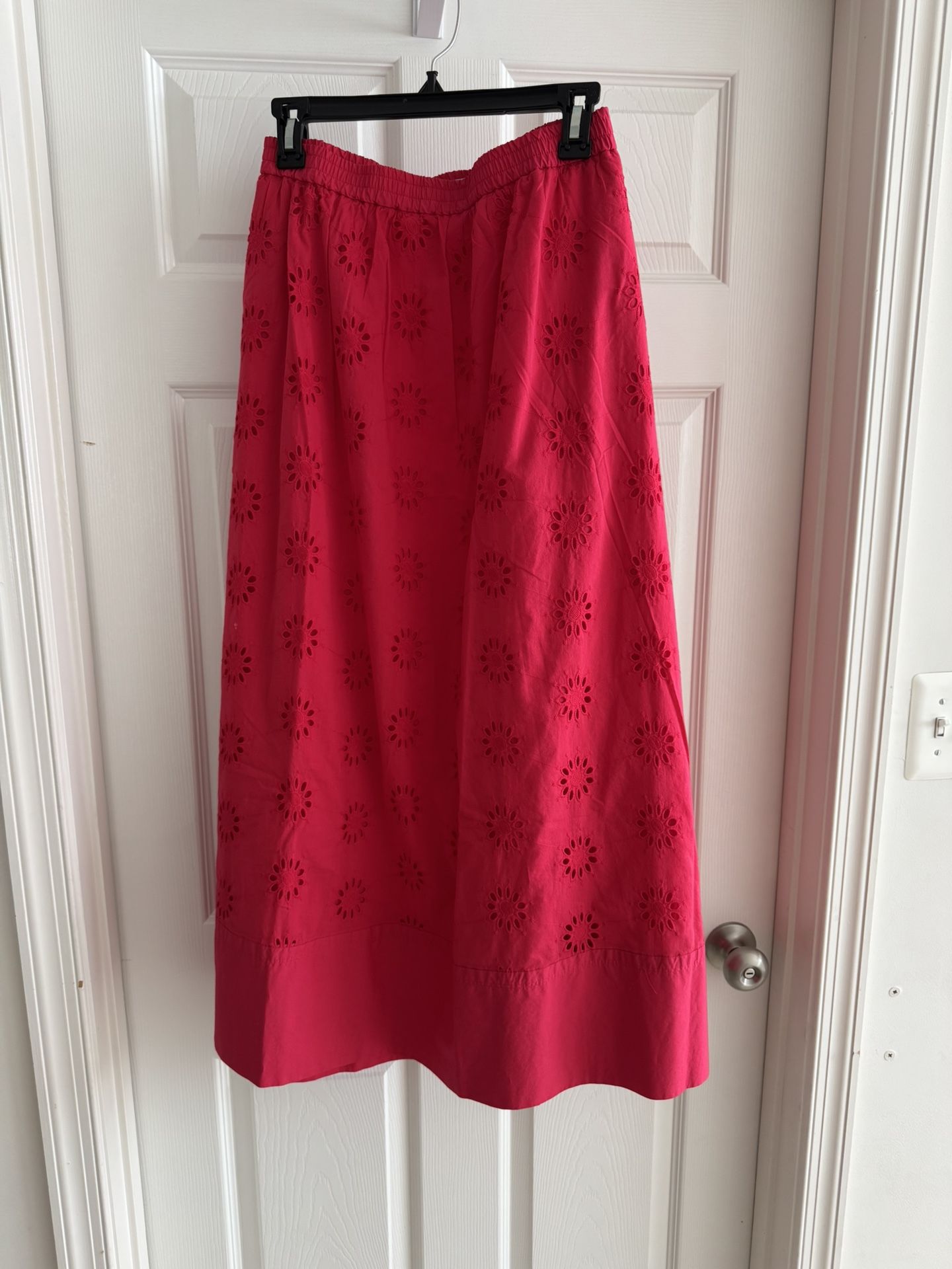 Pink/Rose Eyelet Skirt