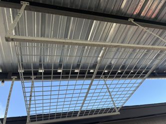 Overhead storage Garage Carport Racks (2)