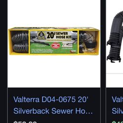 Brand New 20’ Silverback Sewer Hose Kit