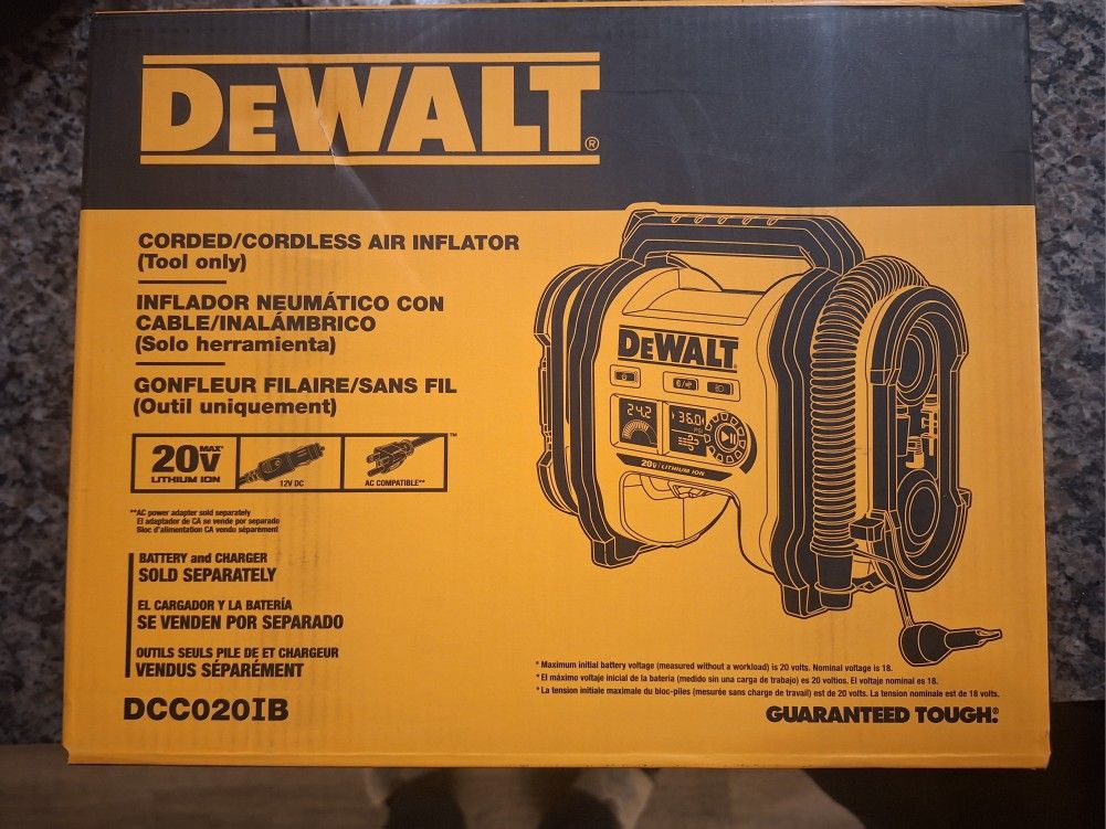 Dewalt 20 Volt Air Inflator