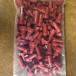 (100) Ideal 30-652 Red wing Nut Wire Connectors