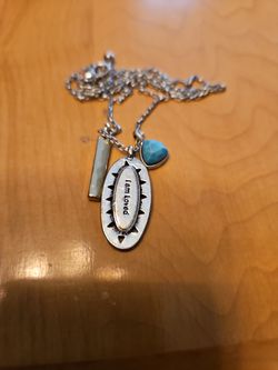 Necklace With Rock Pendant