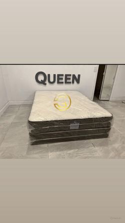 Queen Mattress Set – Medium – Brand New – Delivery Available 🚚