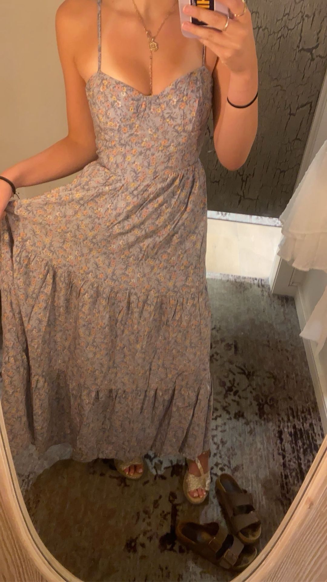 blue sundress