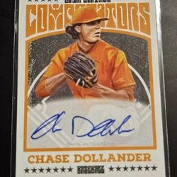CHASE DOLLANDER 2023 ONYX VINTAGE COMPETITORS AUTO BLUE INK Colorado Rockies