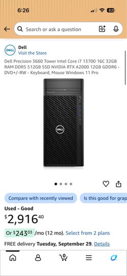 Dell Precision 3660 Tower Workstation Desktop