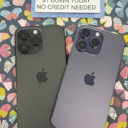 Apple iPhone 14 Pro Max - Pay $1 DOWN AVAILABLE - NO CREDIT NEEDED