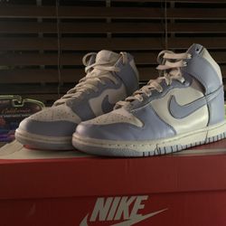 Nike Dunk High Aluminium University Light Blue White Saxe (Women's