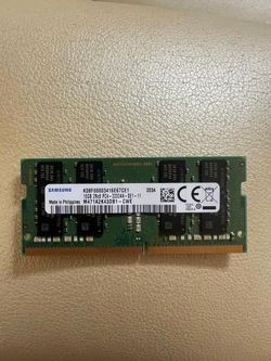 Tested Samsung 16GB DDR4 3200 MHz SODIMM Laptop RAM