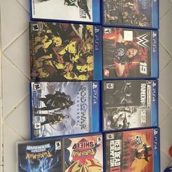 PlayStation 4 & Nintendo Switch Games See Description For Prices