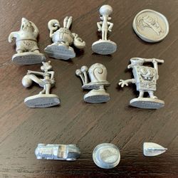 MONOPOLY TOKENS METAL 13 BAGS OF 10 TOKENS EACH ASKING $5 PER BAG 