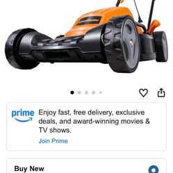 LawnMaster ME1218X Electric Lawn Mower 12AMP 19- Inch