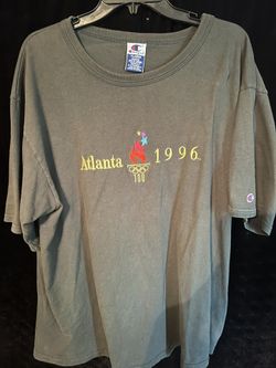 VINTAGE 1996 ATLANTA OLYMPICS SHIRT, SIZE XL