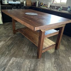 Custom Designed Rustic Kitchen Islands. 