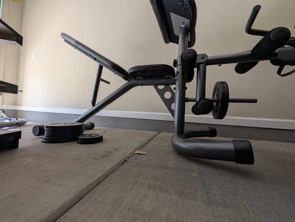Weight Bench + Accessories
