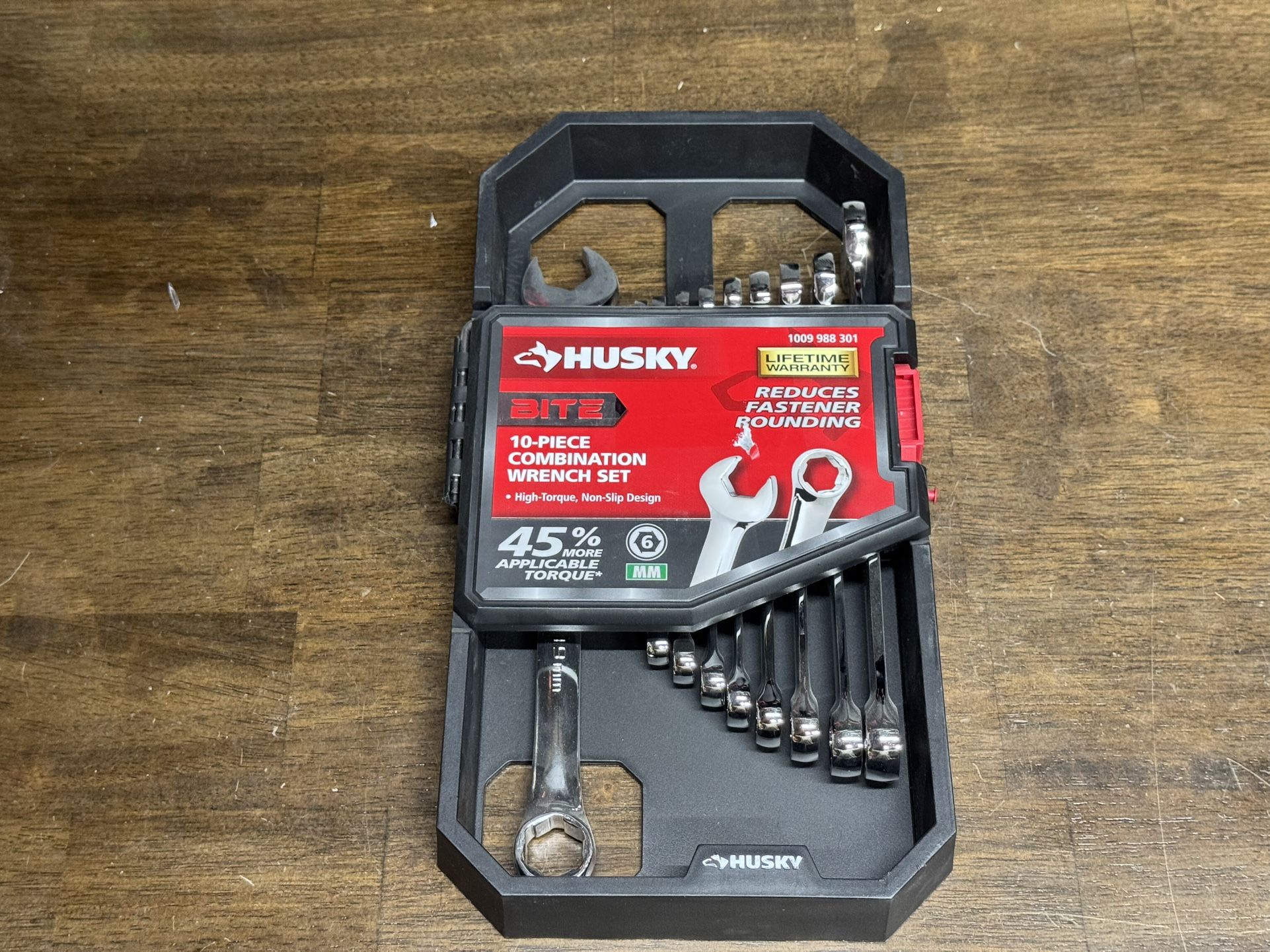 Husky BITE metric Combination Wrench Set (10-Piece 