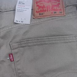 BRAND NEW 511 LEVI PANTS W36 L32
