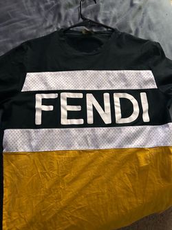 Fendi panelled t shirt