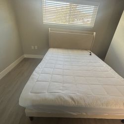 Queen Size Bed - IKEA Mattress & Headboard. $150 