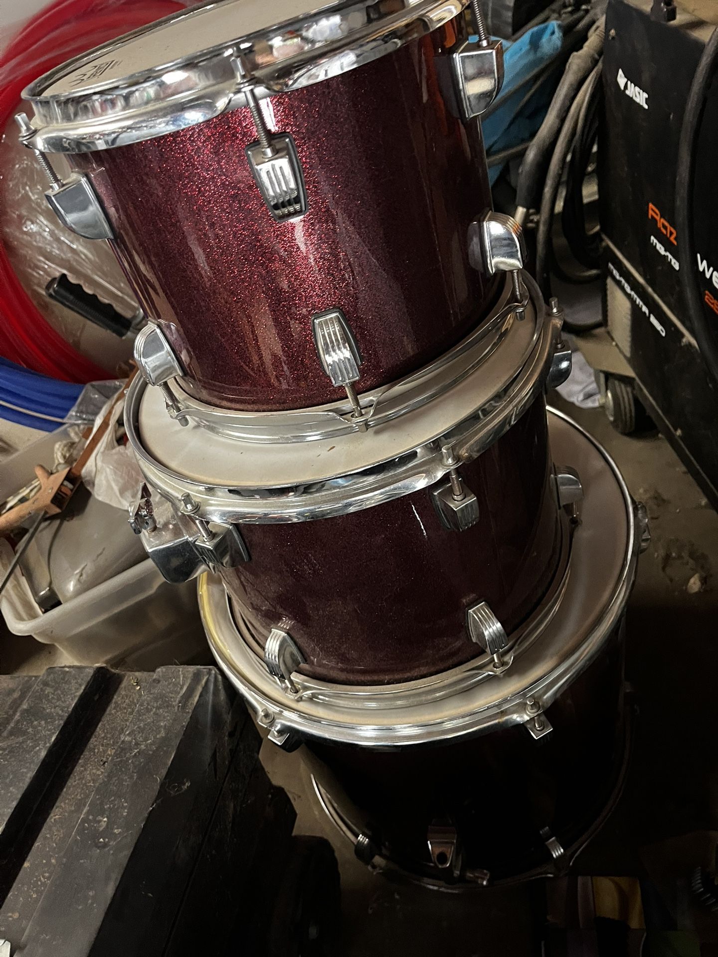 Ludwig Setup No Bass Drum 