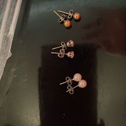 Assorted Stud Earrings 