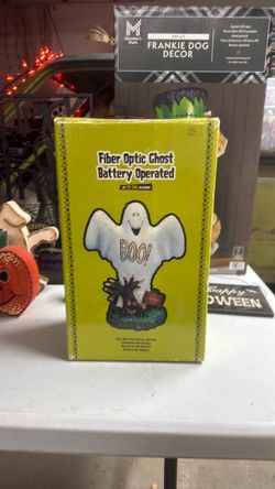 Fiber Optic Ghost Battery Operated Halloween Decor