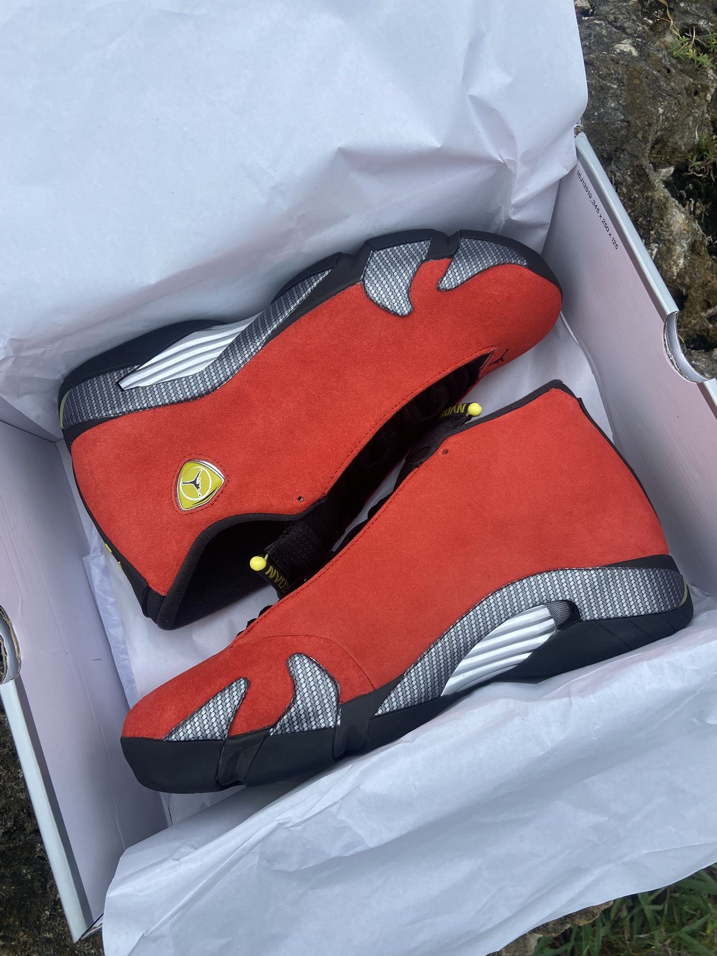 Air Jordan Retro 14 Ferrari Red Sizes