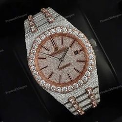 Two Tone Ap Moissanite Watch