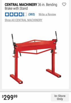 36 in. Bending Brake with Stand