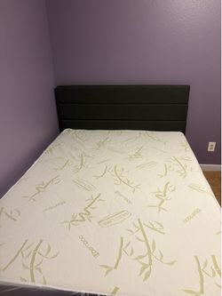 Queen mattress and bed frame