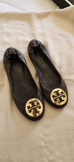 Tory Burch Brown Leather Flats