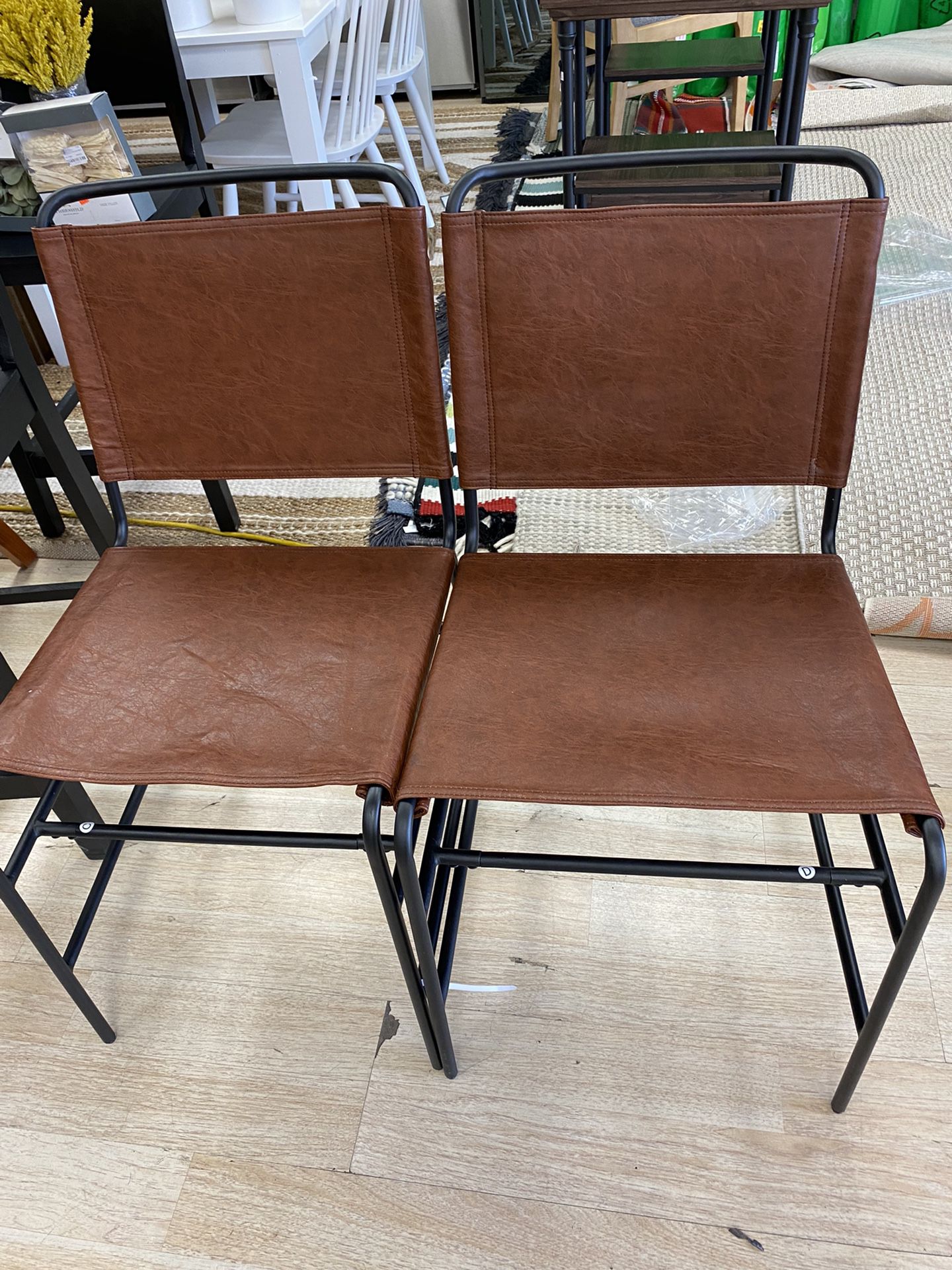 $95, Set Of 2, Ward Sling Metal Frame Dining Chair - Threshold™ (Target At $190)