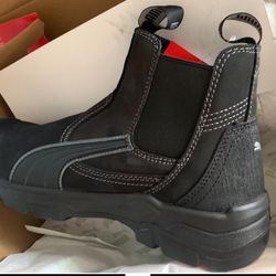 PUMA Man's Safety Boots 100% Original Brand & Tanami Double Gore EH/Size:10/ Black