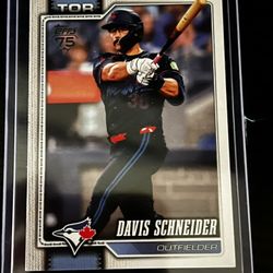 Davis Schneider Baseball Card