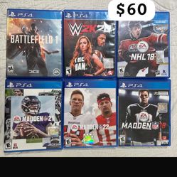 PLAYSTATION AND NINTENDO DS GAMES 