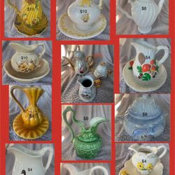 pitcher & bowl, i have hundreds of ítems just click my profile photo