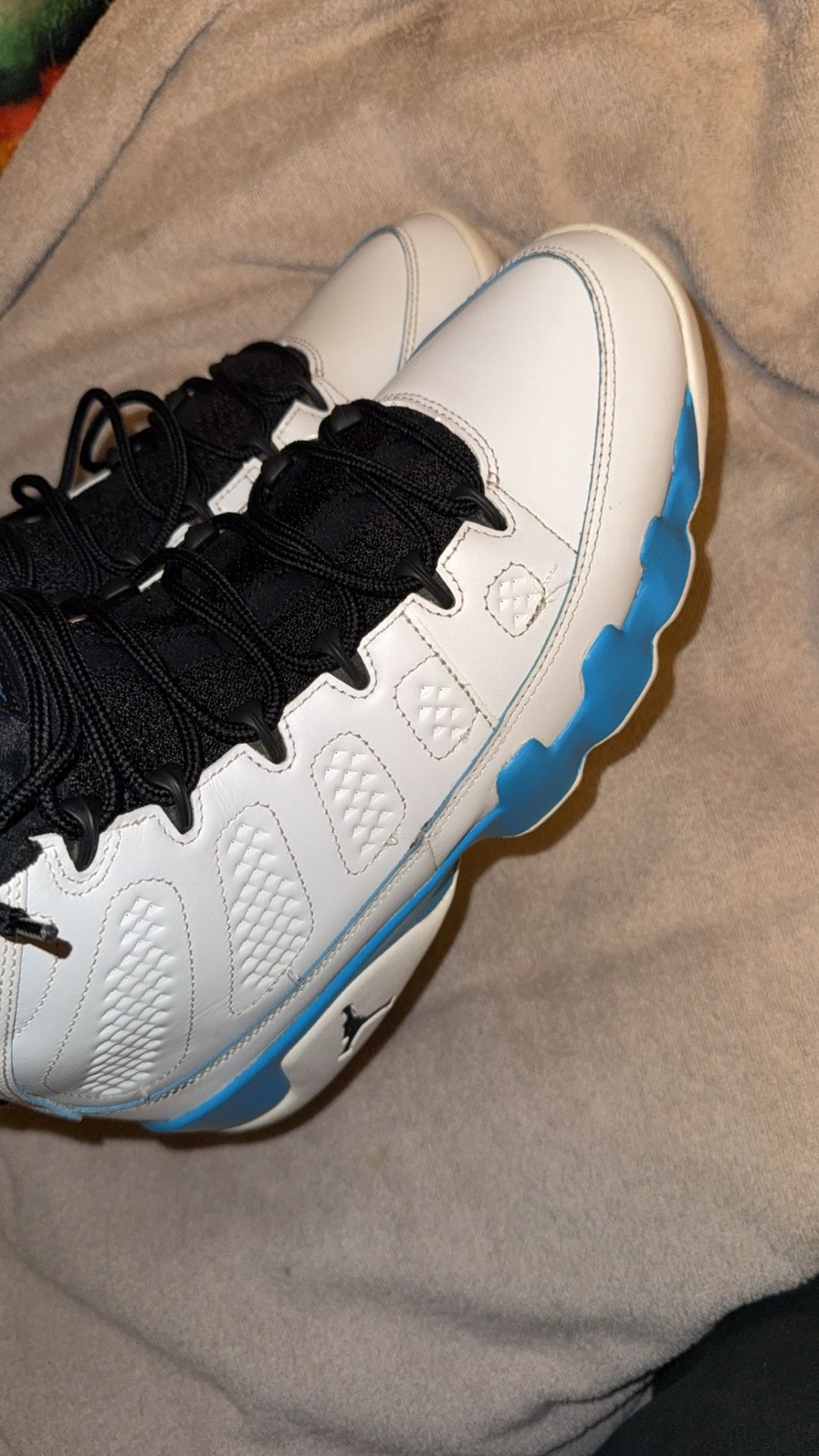 Jordan 9 Powder Blue White Size 10 Men