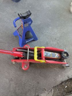 Hydraulic Floor jack and jack stand