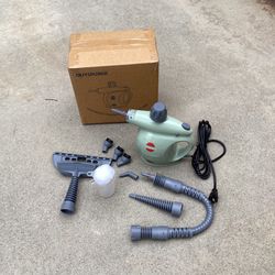 Handheld Pressurized Steam Cleaner with 13-Piece Accessory Set, Multi-Surface Steamer for Cleaning, All Natural Steam Cleaner for Home, Upholstery, Ca